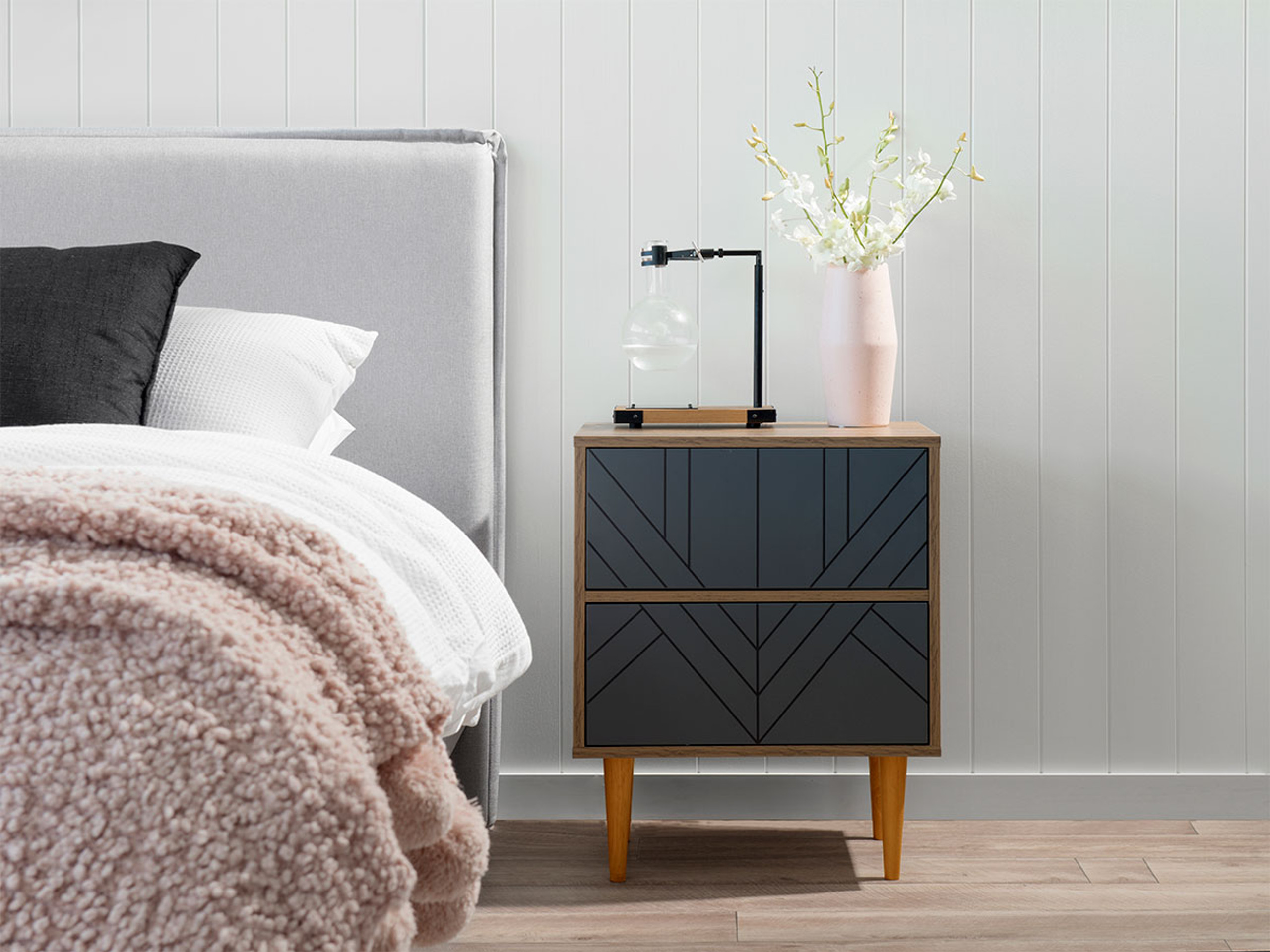 Zara Bedside Table For Contemporary Bedrooms Mocka