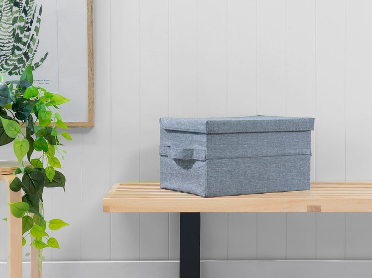 Clyde Foldable Storage Box - Grey