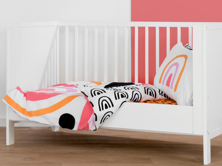 Rainbow Cot Quilt Cover Set