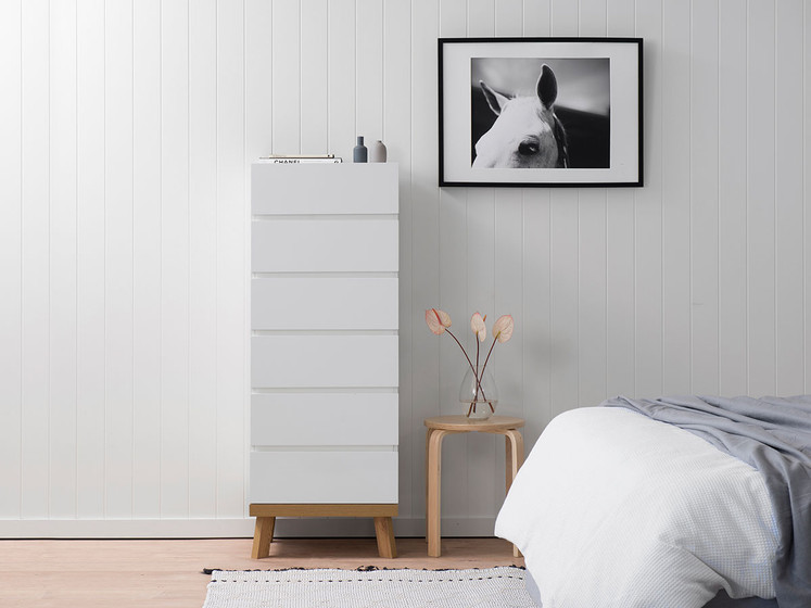 Addi Six Drawer - Slim