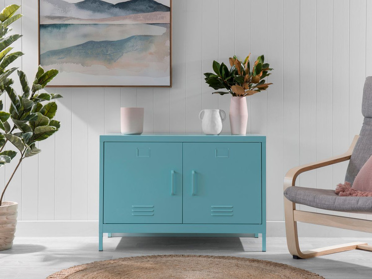 Two Door Storage Locka - Mint