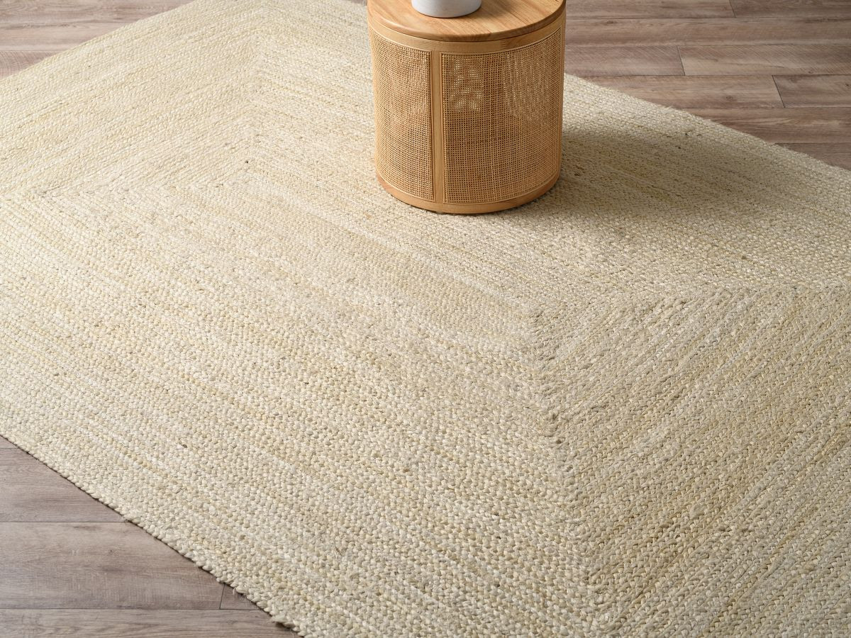 Beau Wool Blend Floor Rug - Large - Cream, Decor