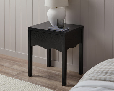 Malena Bedside Table - Black