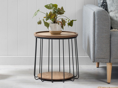 Tennyson Side Table - Black - Small