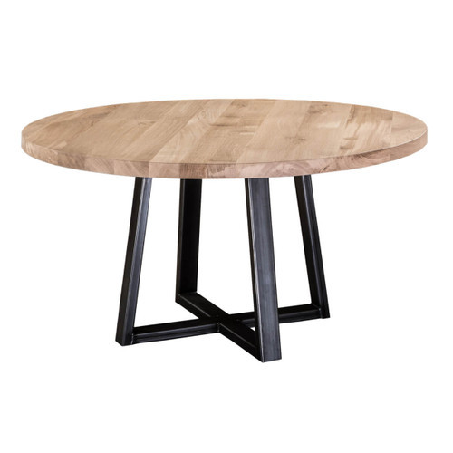 Round table Eettafel Oak Finish
