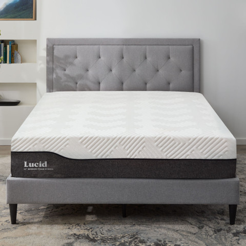 12 Latex Hybrid Mattress Medium Feel Lucid 12 Latex Hybrid Mattress Medium Feel Lucid