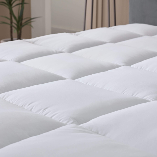 Aloe Vera Quilted Cotton Mattress Topper, Aloe Vera Mattress Pad