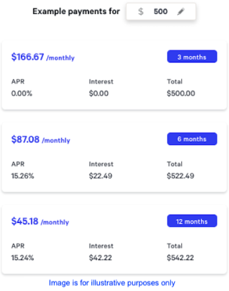 Pay over time step