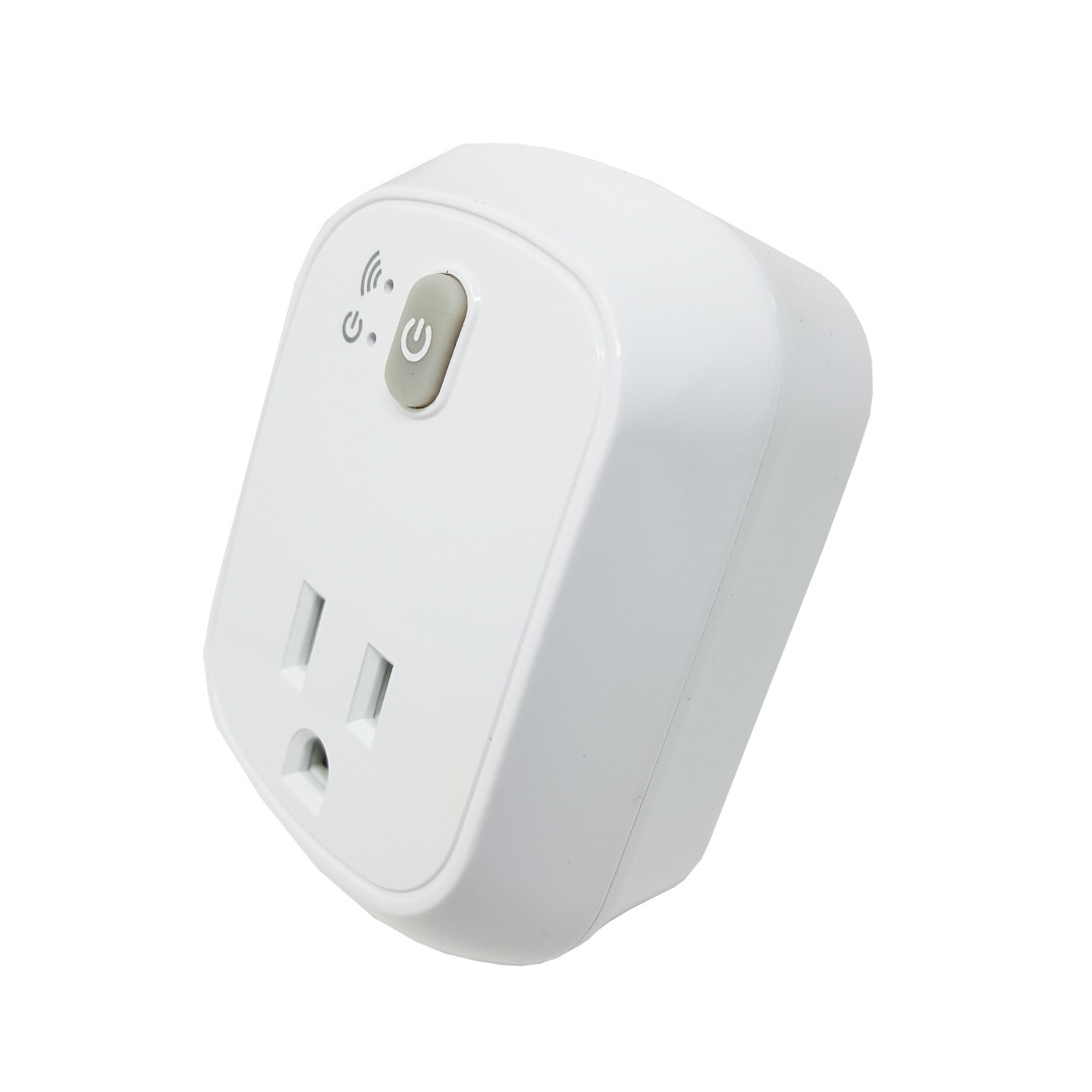 SIMPLE TOUCH Indoor WiFi Smart Plug with Single Grounded Outlet