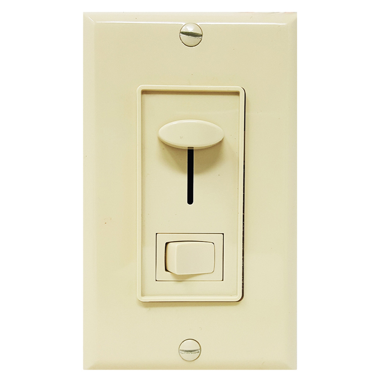 Slide Light Dimmer Switch for LED Lights, or Dimmable CFL Lamps with Wallplate