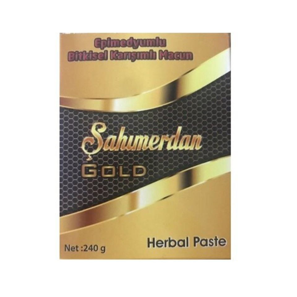SHAHUMERDAN GOLD MACUN 240gr. Super Erection for 2 days The Golden Jar!