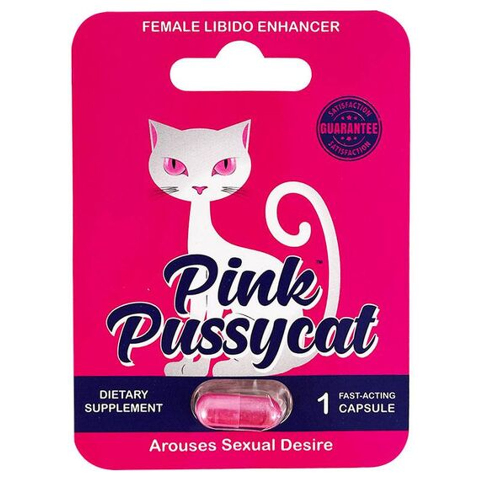 Pink Pussycat Female Sexual Enhancement Pill - 6 Capsules