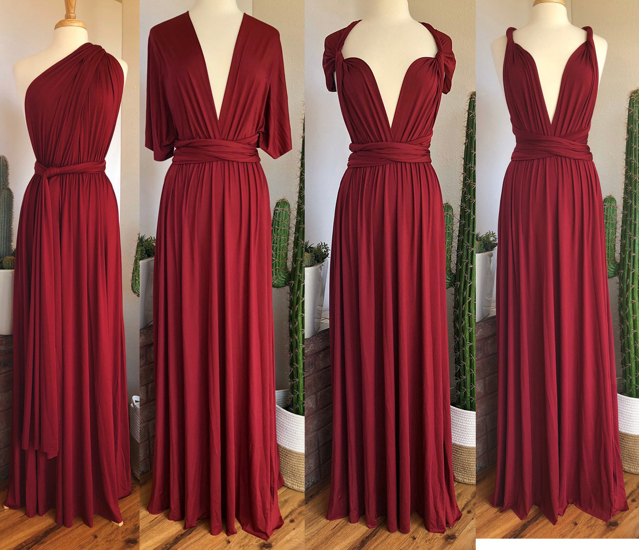 merlot bridesmaid dresses