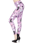 Buttery Soft Lavender Kitty Cats Leggings