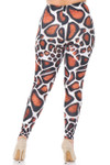 Creamy Soft Giraffe Print Plus Size Leggings - USA Fashion™