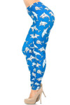 Creamy Soft Shark Leggings - USA Fashion™