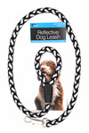 4 Foot Black Reflective Dog Leash