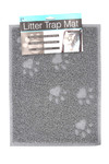 Paw Print Cat Litter Mat