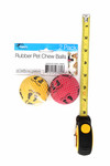 Rubber Ball Dog Chew Toy with Footprint Design - Two Pack