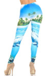 Creamy Soft Dolphin Paradise Plus Size Leggings - By USA Fashion™