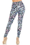 Creamy Soft Chromatic Leopard Extra Plus Size Leggings - 3X-5X - By USA Fashion™