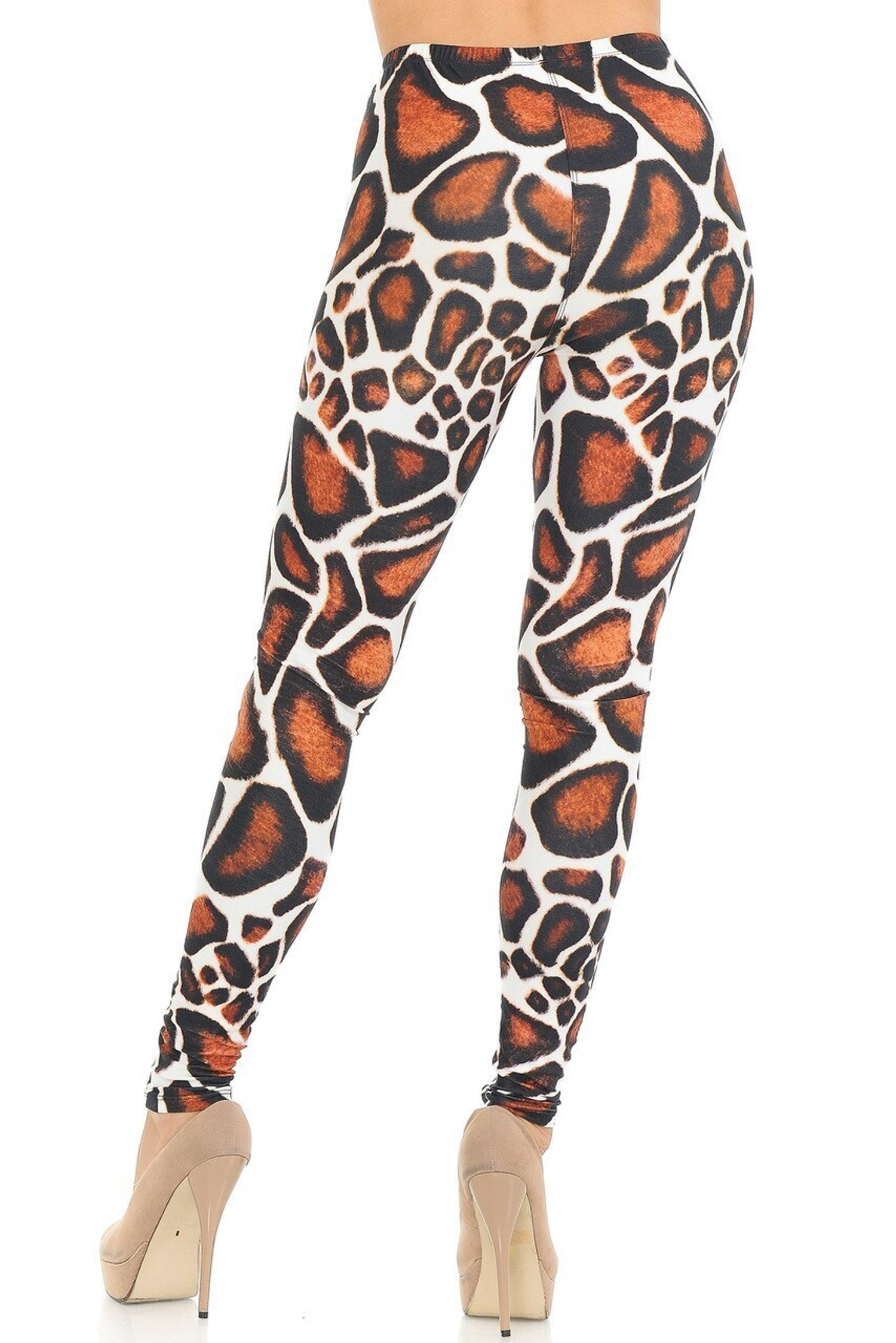 Creamy Soft Giraffe Print Leggings - USA Fashion™
