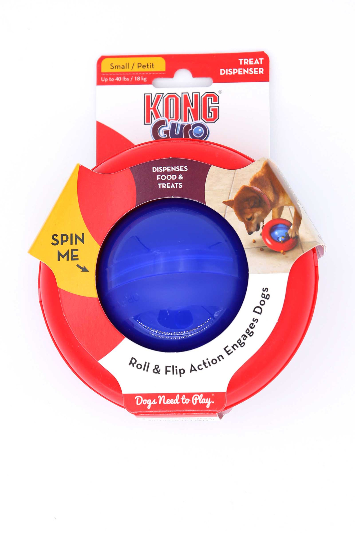 KONG - Rewards Ball - Ultra Durable Interactive Treat Dispensing Dog Toy -  for Large Dogs
