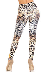 Creamy Soft Tiger Print Extra Plus Size Leggings - 3X-5X - USA