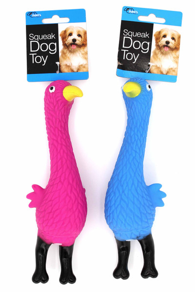 Long Neck Bird Squeaky Dog Toy