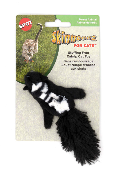 Stuffing Free Forest Animal Cat Toy with Catnip