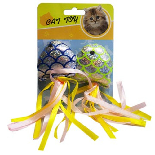 Sparkly Fish Chaser Cat Toys