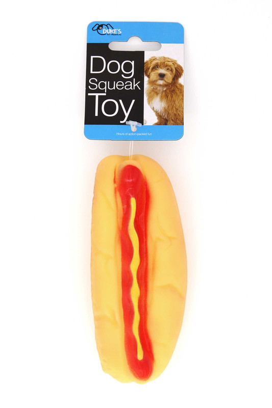 Hot Dog Squeaky Toy