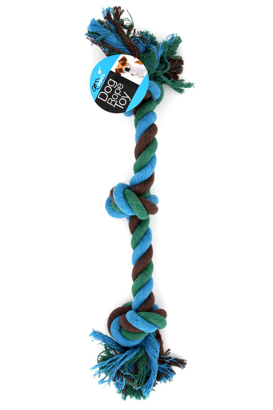 Cotton Triple Knot Rope Dog Toy