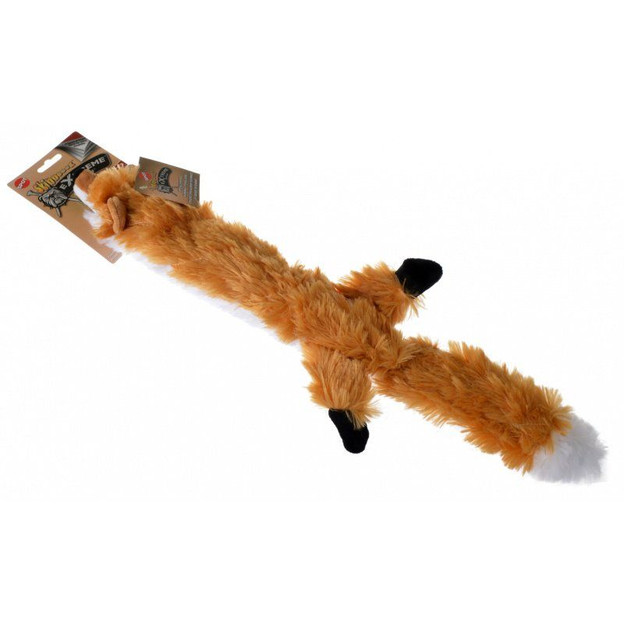 Spot Skinneeez Extreme Fox Squeaky Plush Dog Toy