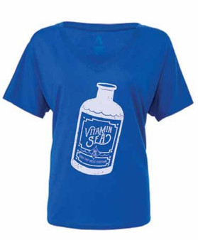 Vitamin Sea Royal Blue V-Neck T-Shirt