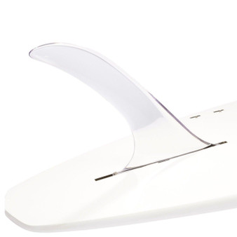 DORSAL Pintail Single Surf SUP Longboard Surfboard Fins ( Flex ) - Clear