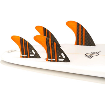 Honeycomb FCS Base Compatible Orange Details about   DORSAL Surfboard Fins Hexcore Quad Set 4 