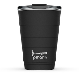 16 oz Insulated Tumbler by Pirani with Socio Surf Co Black