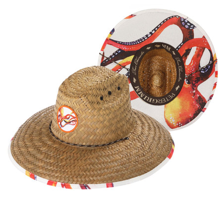 Octopus Lifeguard Straw Hat