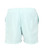 Swim Shorts with line and dot pattern in Aqua rear view Swim Shorts with line and dot pattern in Aqua rear view