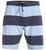 Dark Seas Board Short Striped Blue Front
