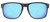 Abaco Polarized Sunglasses with Crystal Grey frame and Caribbean Blue lenses. Lifetime Warranty. Sold by Socio Surf Co.