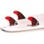 DORSAL Carbon Hexcore Thruster Surfboard Fins (3) Honeycomb Compatible FCS Base Red