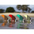 DORSAL Carbon Hexcore Thruster Surfboard Fins (3) Honeycomb Compatible FCS Base Red