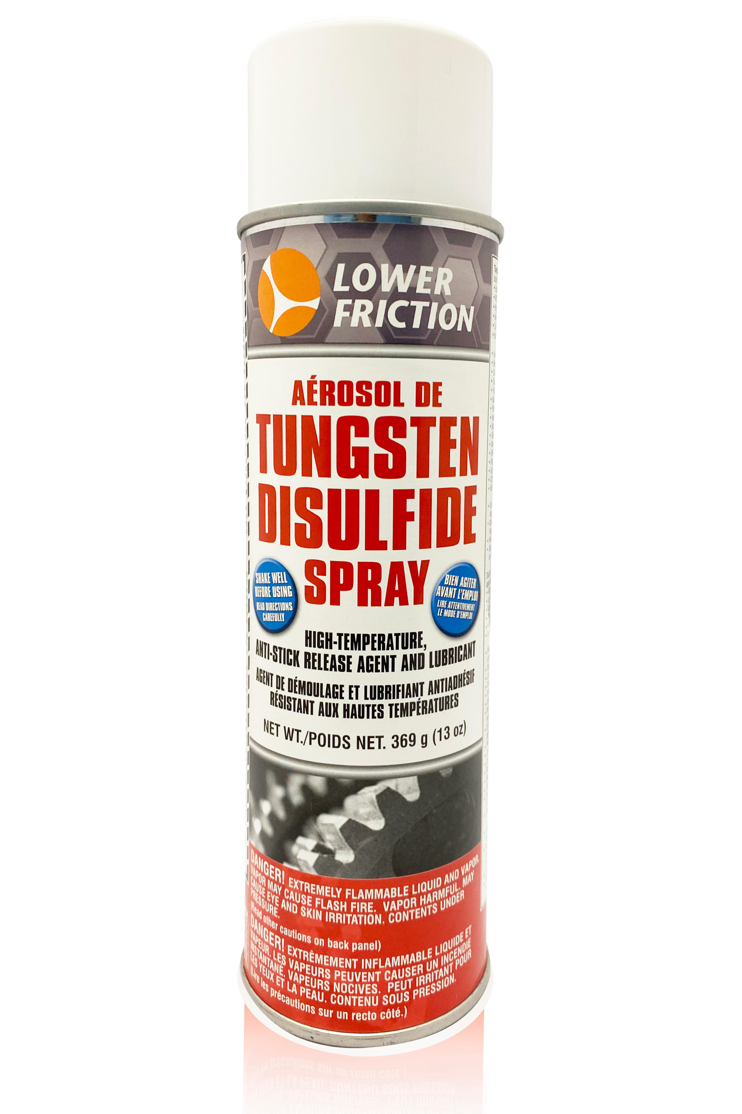 Tungsten Disulfide (WS2) Aerosol Spray, 13 Oz/370 gram Can