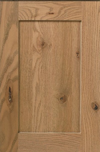 Stained Flat Panel Cabinet Doors