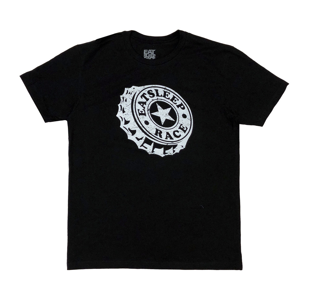 Bottlecap Lightweight T-Shirt | Black