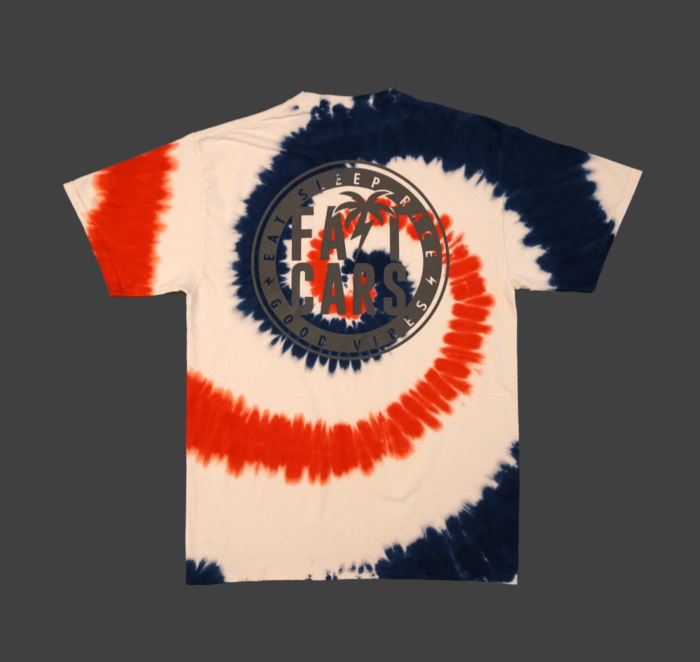 Bolt Palm Emblem T-Shirt | RWB Tie Dye