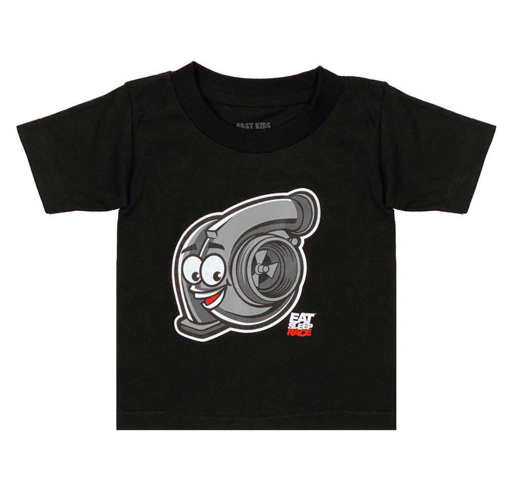 Turbo Kids T-Shirt | Black - Eat Sleep Race - Racing Lifestyle Apparel