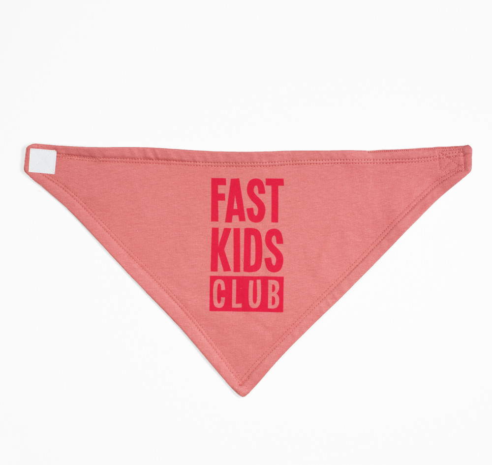 Infant Fast Kids Club Bandana Bib | Pink